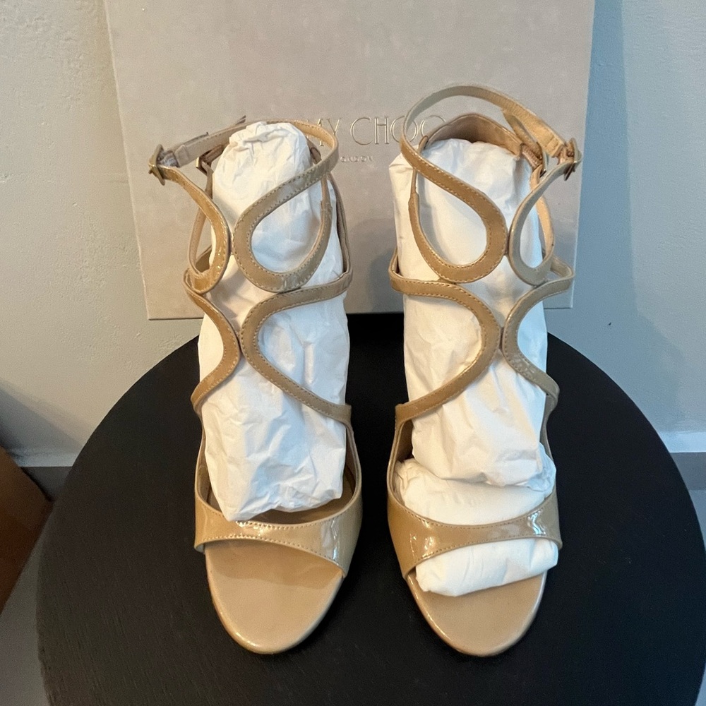Jimmy Choo Lang Nude 37.5